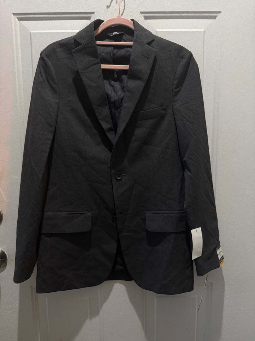 Haggar Men's Black Single-Breasted Suit Jacket